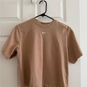 Nike Tan Boxy Fit Tee